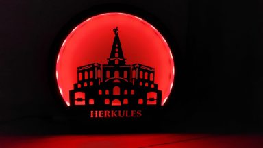 Herkules beleuchtet